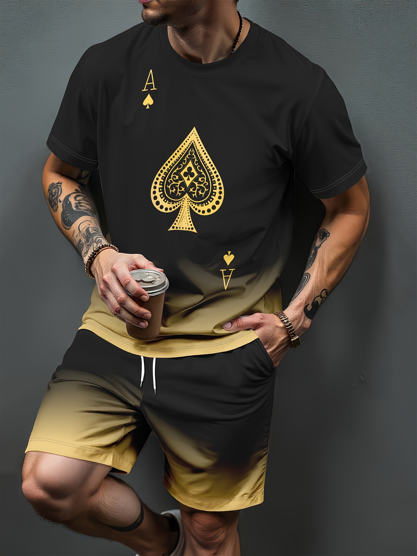 Gradient Letter Pattern 3D Pri - Summer Clothing Patterns review and price
