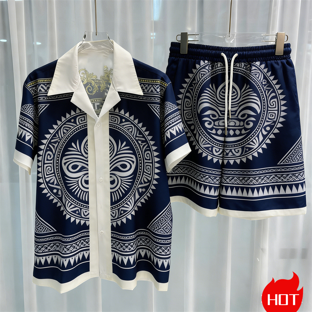 Summer Men's Shirt Sets 3D Coc - Beach Shirt Hawaiian review and price