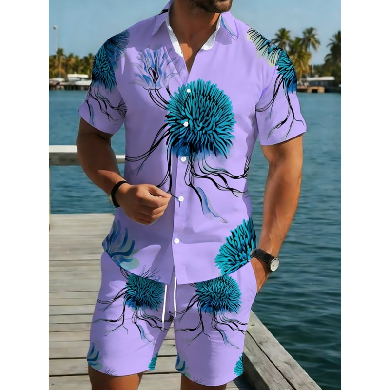 Men's Hawaiian Shirt Shorts Se - Beach Shirt Hawaiian review and price