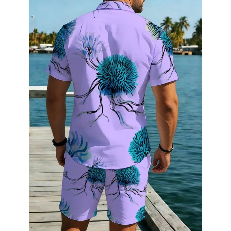 Men's Hawaiian Shirt Shorts Se - Beach Shirt Hawaiian review and price