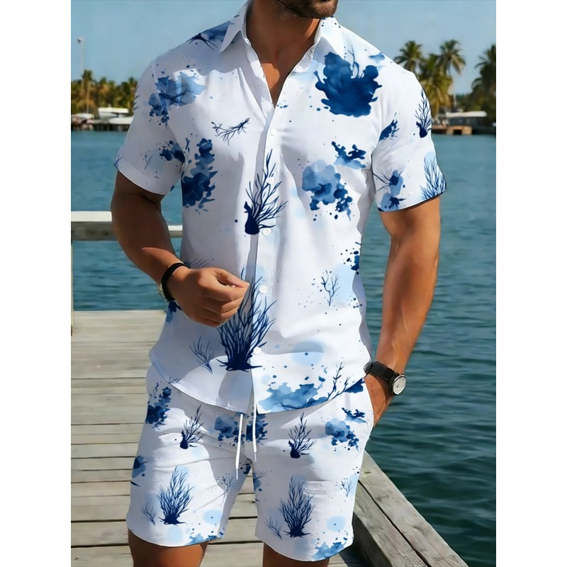 Men's Summer Hawaiian Shirt Sh - Beach Shirt Hawaiian review and price