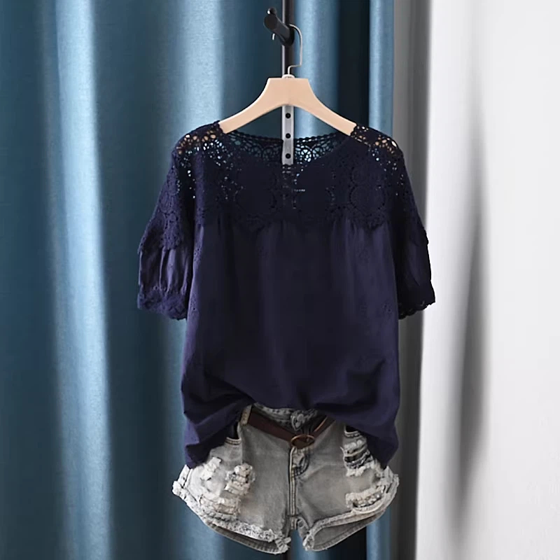 2026 Hollow Out Lace Patchwork - Summer Clothing For Japan review and price