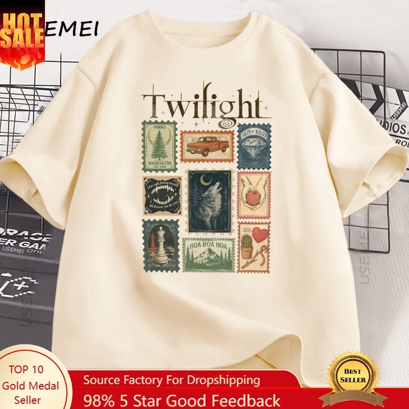 Vintage Twilight Forks T-shirt - Summer Clothing Aesthetic review and price
