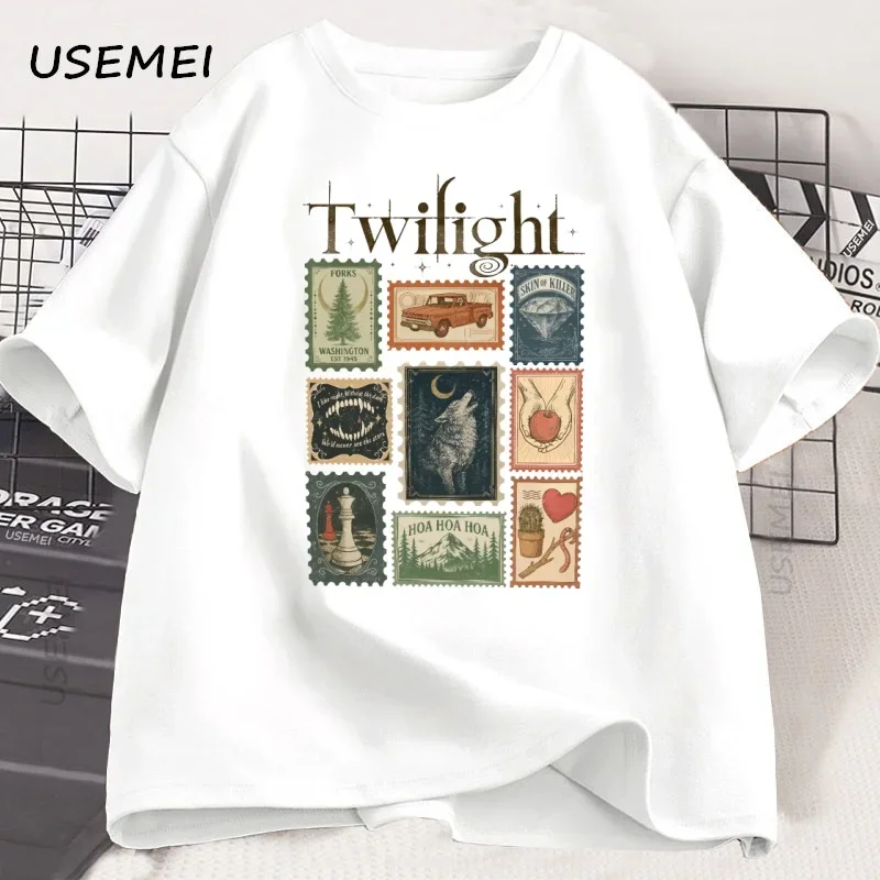 Vintage Twilight Forks T-shirt - Summer Clothing Aesthetic review and price