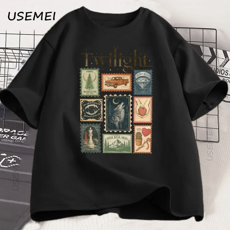 Vintage Twilight Forks T-shirt - Summer Clothing Aesthetic review and price