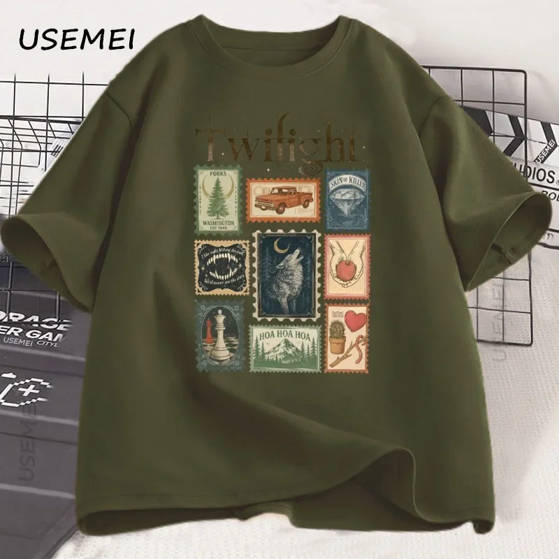 Vintage Twilight Forks T-shirt - Summer Clothing Aesthetic review and price