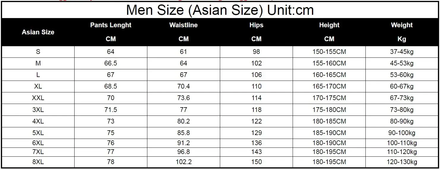 Plus Size 7XL 8XL Gym Joggers  - Summer Clothing Websites review and price