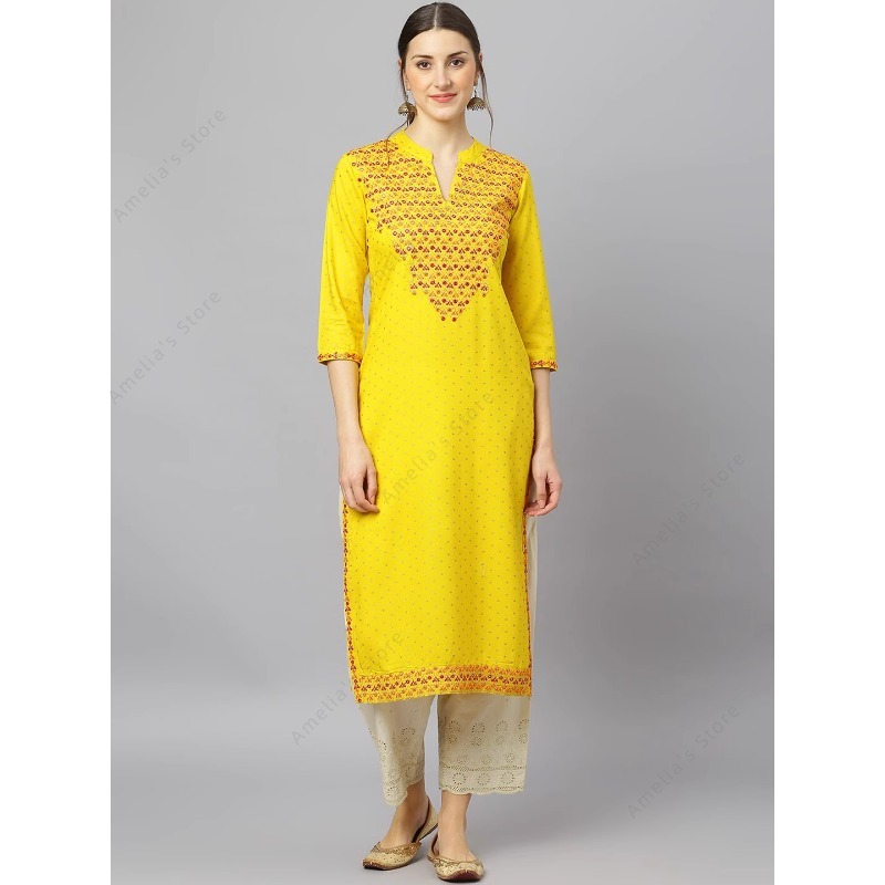 Kurta Women's Indian Rayon Kur - Summer Clothing Pakistan review and price