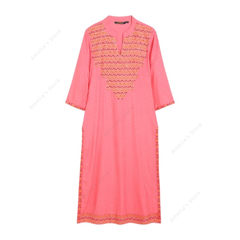 Kurta Women's Indian Rayon Kur - Summer Clothing Pakistan review and price