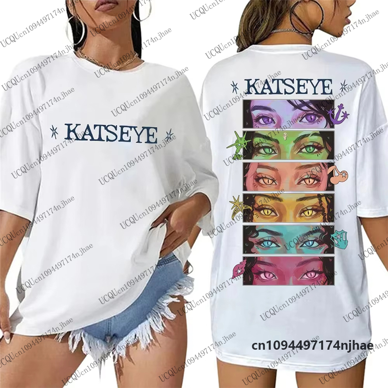 2026 Kpop Katseye Eyes Graphic - Summer Clothing Aesthetic review and price