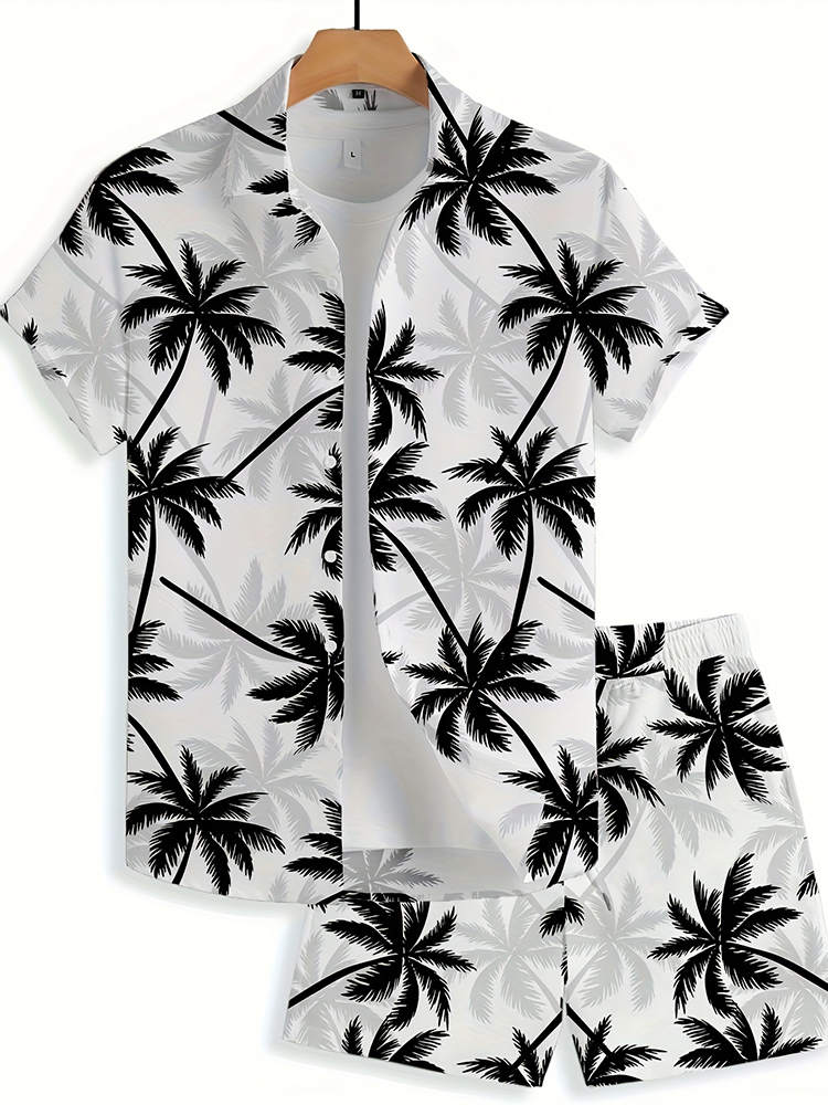 Summer Coconut Tree 3D Print M - Beach Shirt Hawaiian review and price