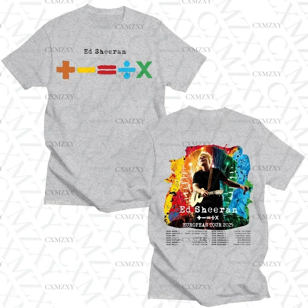 Ed Sheeran European Tour  T-sh - Summer Clothing Gif review and price