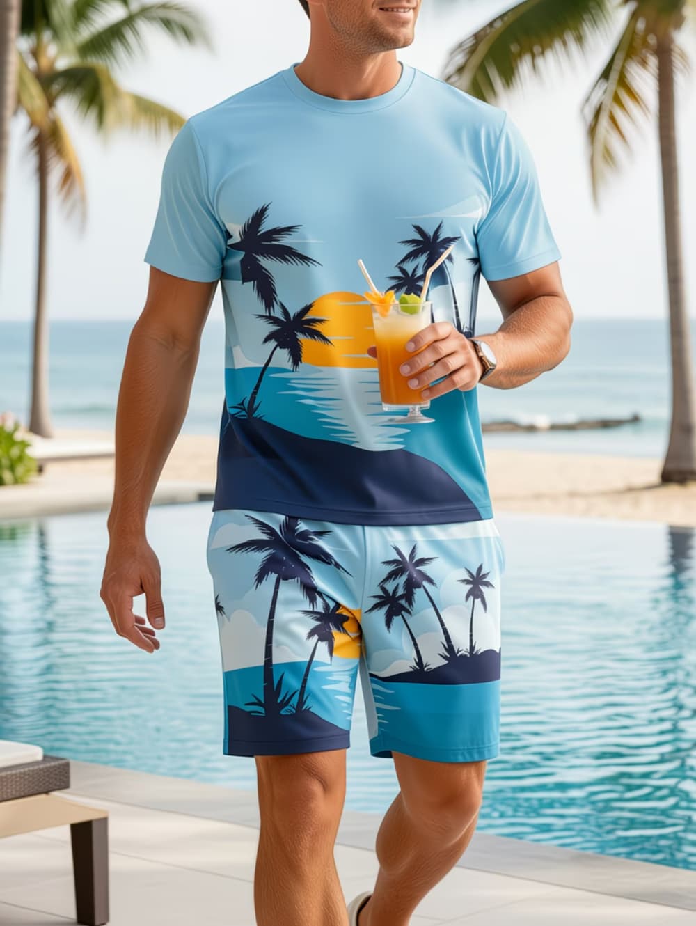 2026 Men's 2 Piece Set Hawaiia - Beach Shirt Hawaiian review and price