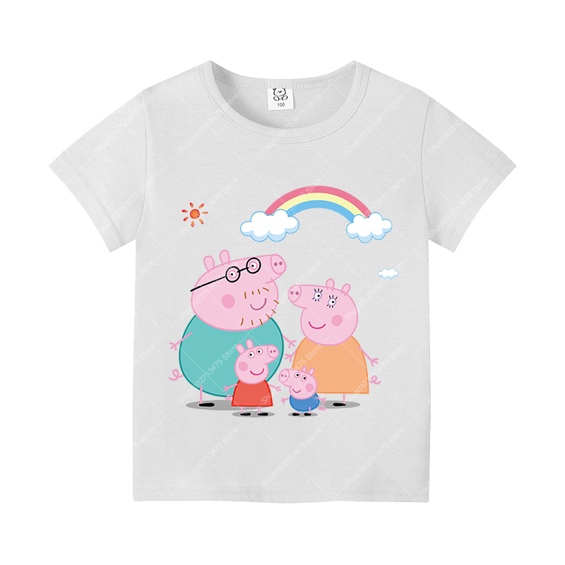 Kids Girl Cute Cotton T-shirt  - Summer Kids Clothing review and price