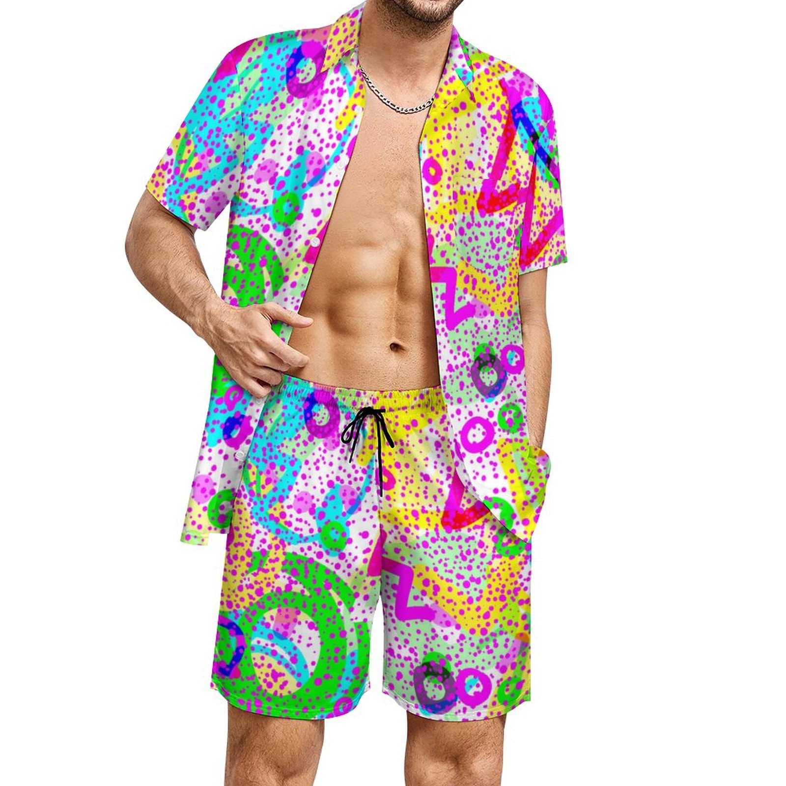 Summer Irregular Geometric 3D  - Beach Shirt Hawaiian review and price
