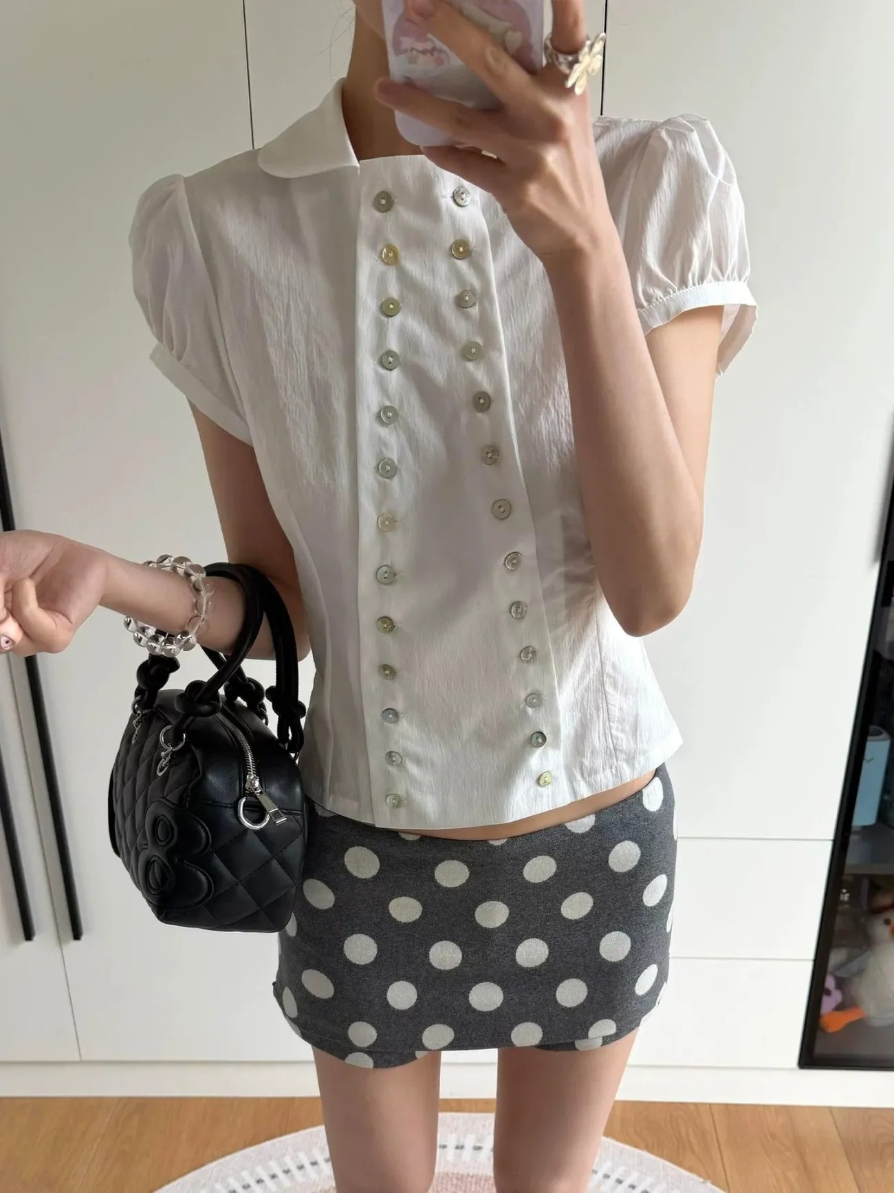 Y2K Aesthetic Peter Pan Collar - Summer Clothing Aesthetic review and price