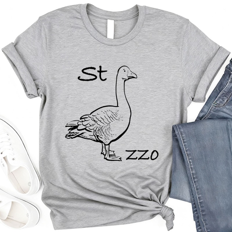 IMage Goose Rebus T-Shirt Funn - Summer Clothing Images review and price