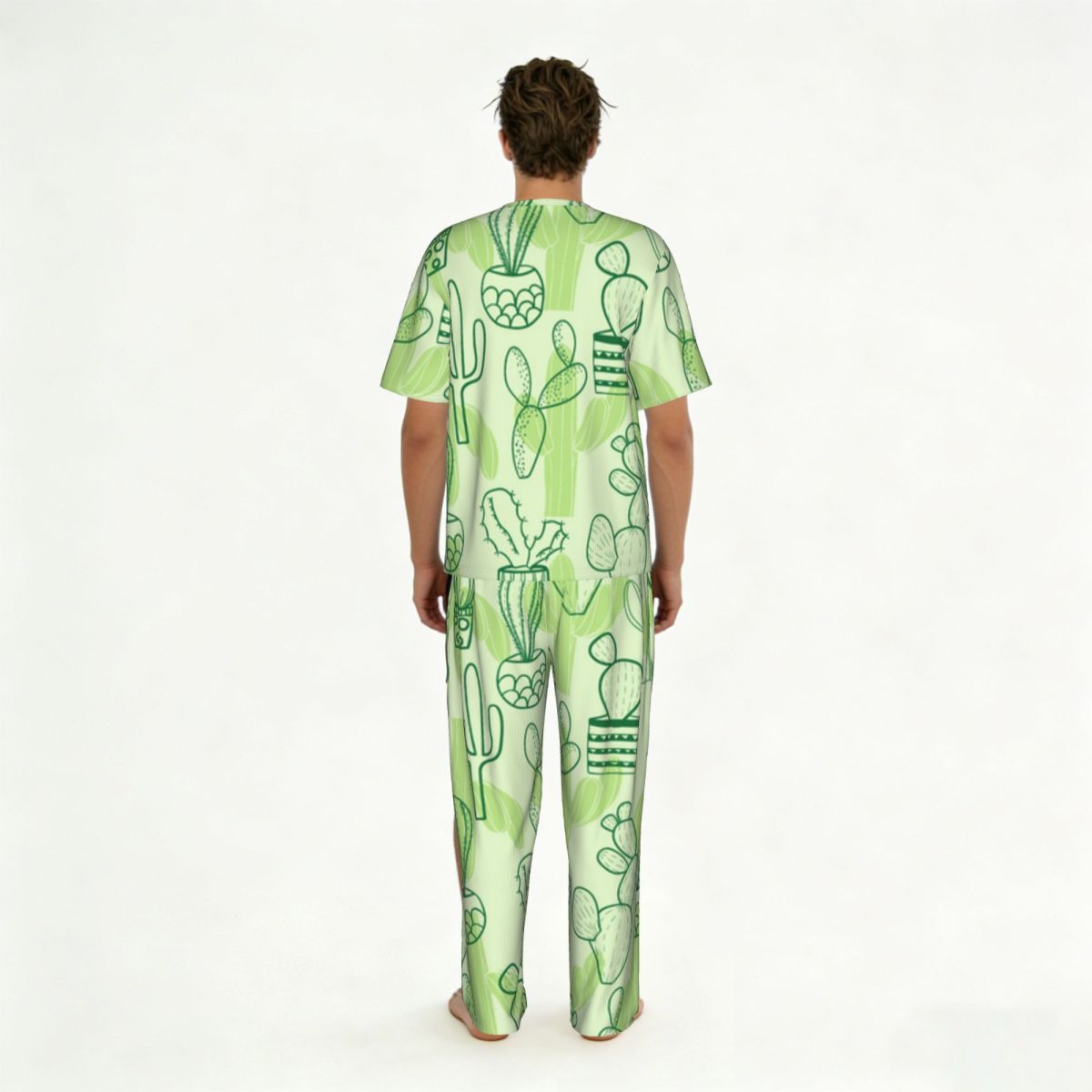 Men Pajamas Suit Short Sleeved - Summer Clothing Patterns review and price
