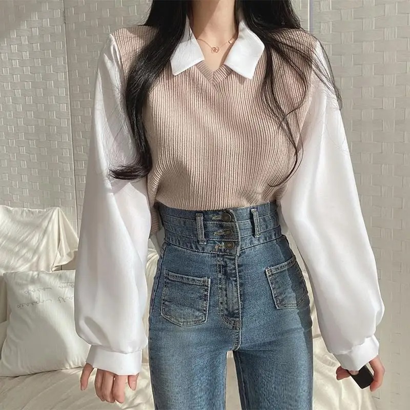 Summer Blouse Women Korean Sty - Summer Clothing For Teens review and price