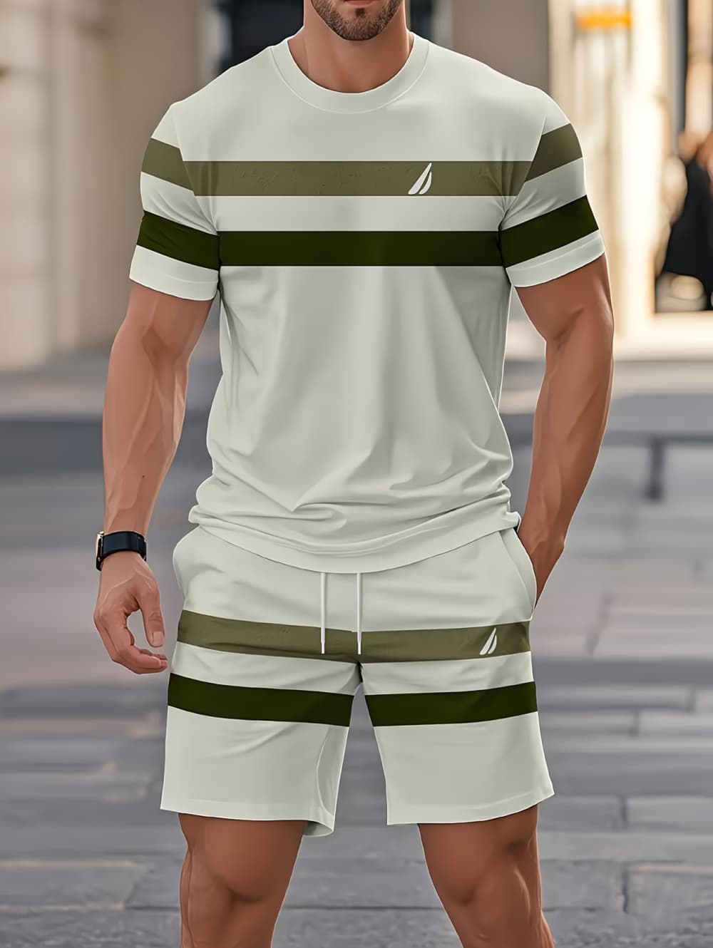 Men's Summer Sets Funny 3D Str - Summer Clothing For Teens review and price