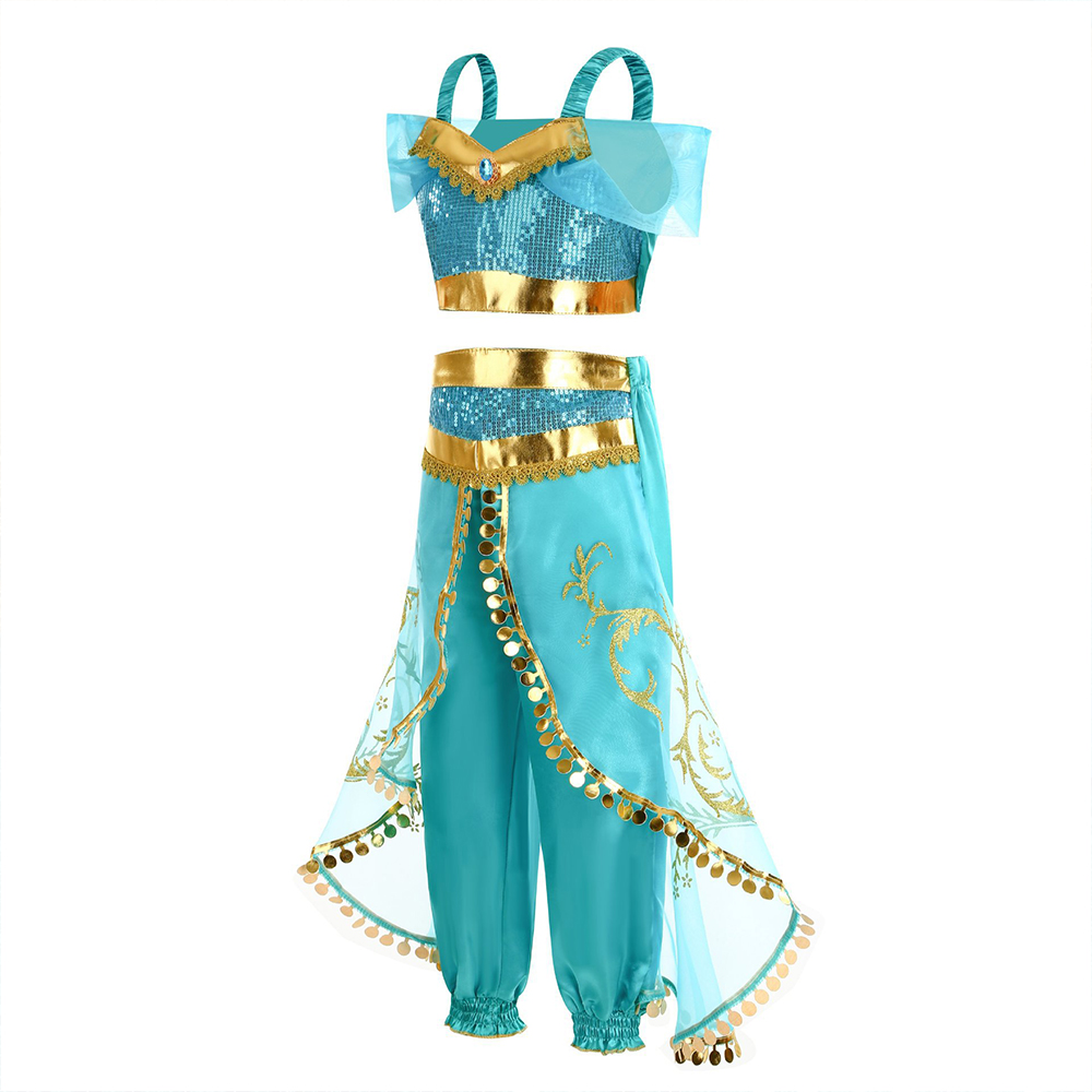 Girls Jasmine Fantasy Costume  - Summer Kids Clothing review and price