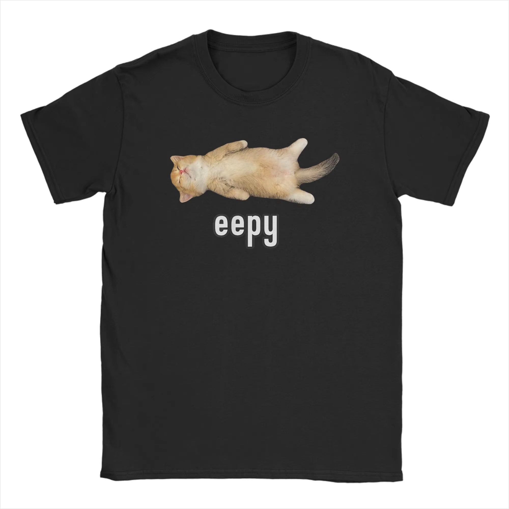 Men T-Shirt Eepy Cat Sleepy Ca - Summer Clothing Gif review and price