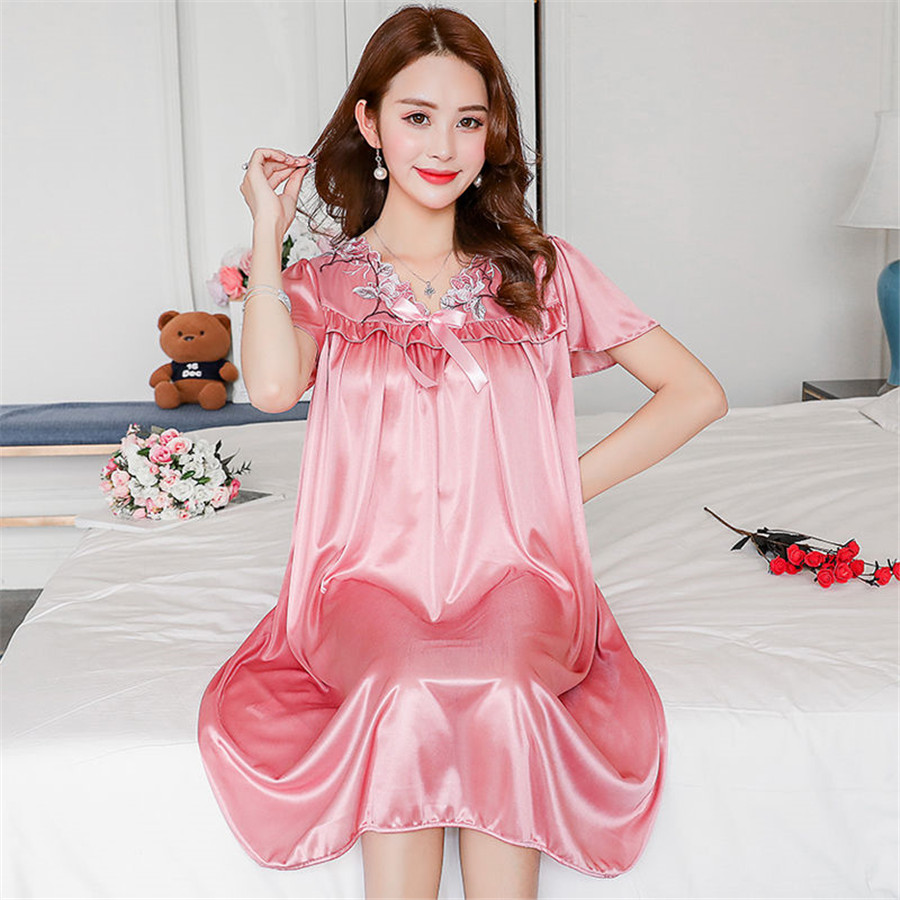 NEW Summer Ice Silk Nightgown  - Summer Nights Clothing review and price