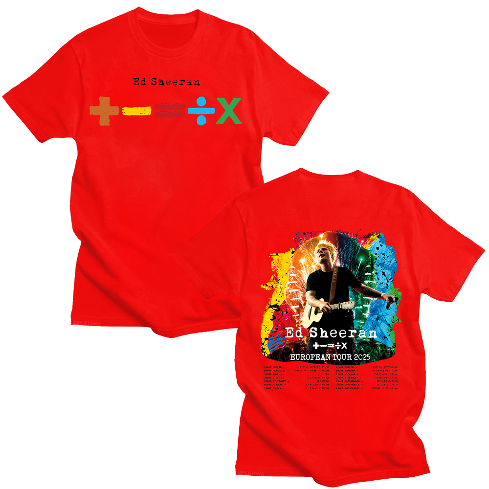 Ed Sheeran European Tour 2025  - Summer Clothing Gif review and price