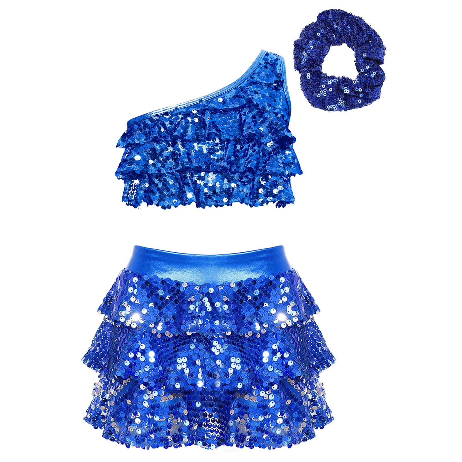 Kids Girls Shiny Sequins Latin - Summer Kids Clothing review and price